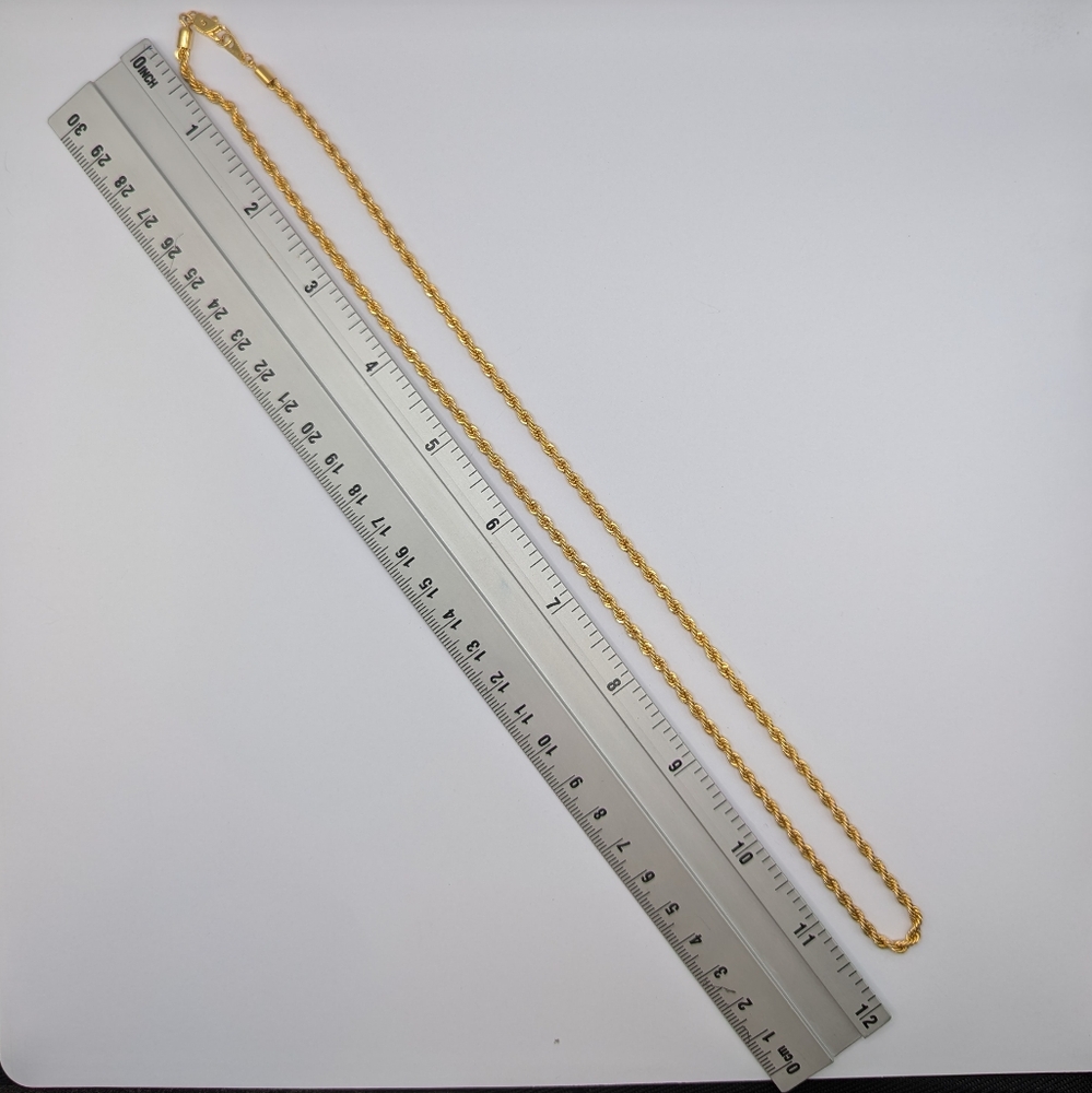 Gold rope chain - Picture 3 of 4